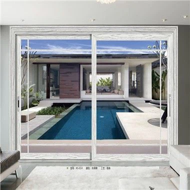 Puerta de porche de aluminio