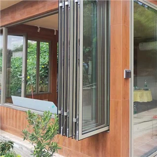Ventanas plegables de aluminio