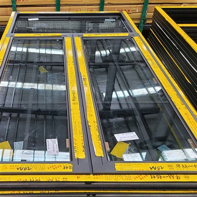 Ventana acristalada de aluminio